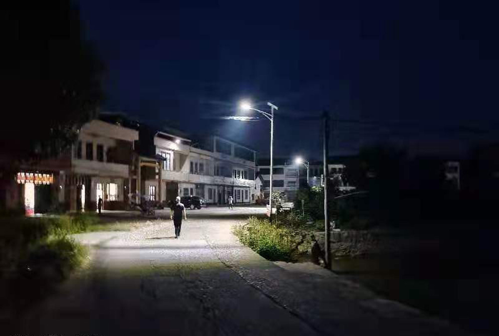 路燈亮了，村民的心里也敞亮了 ——衡陽幼高專持續(xù)推進黨史學習教育“為民辦實事”活動側記