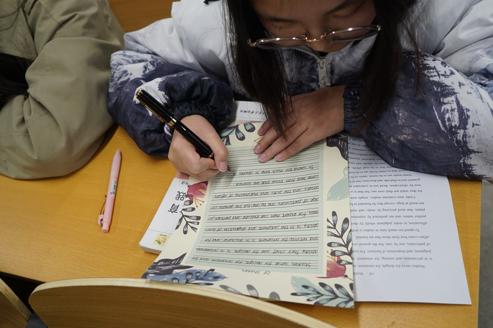 衡陽(yáng)幼高專(zhuān)成功舉辦第二屆英語(yǔ)書(shū)寫(xiě)比賽